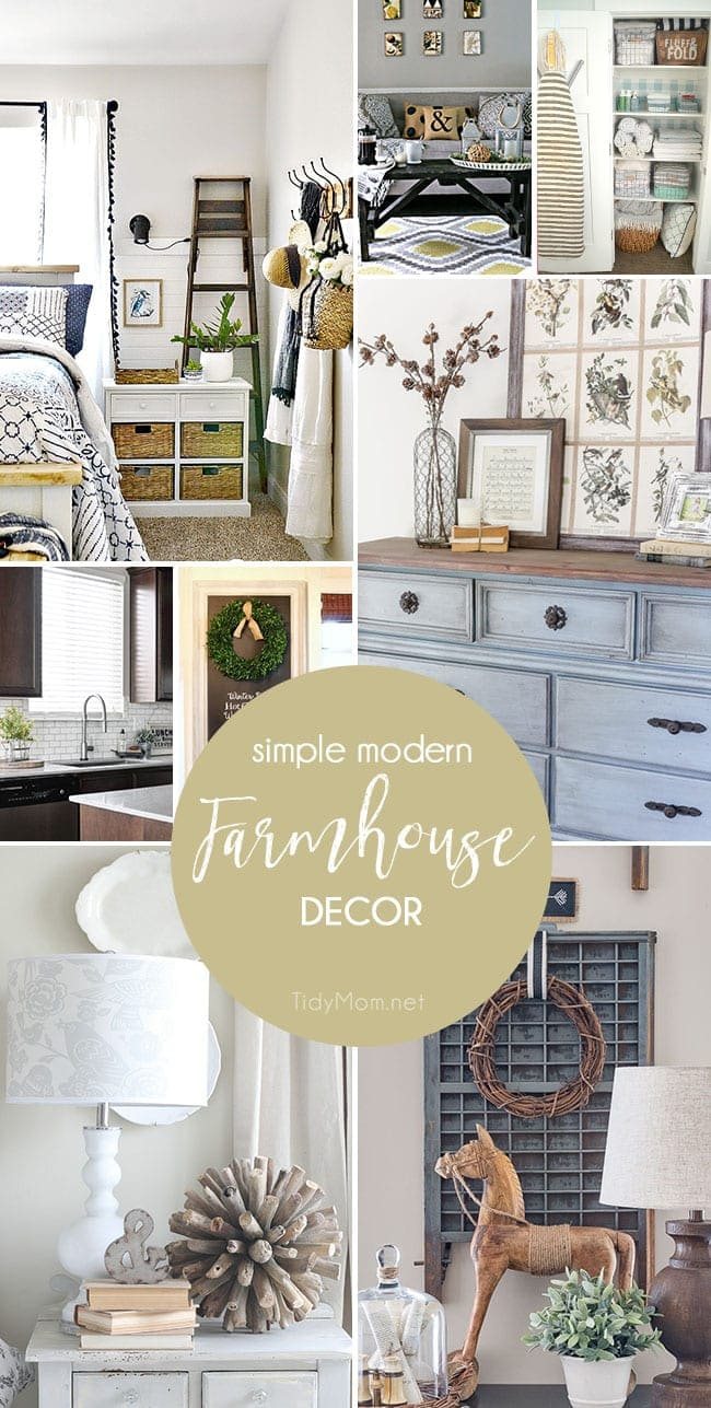 Simple Modern Farmhouse Decorating