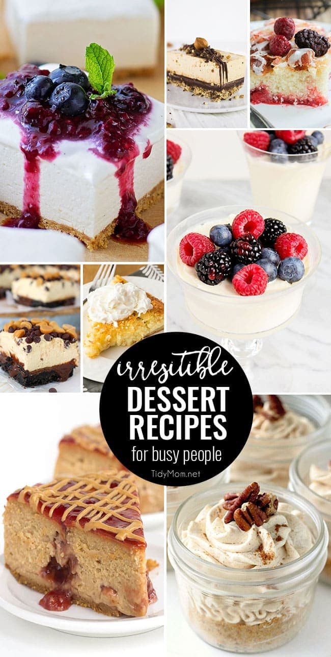 Irresistible Dessert Recipes For Busy People