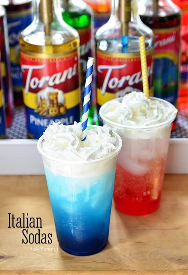 Italian Sodas recipe for a self serve Italian Soda Bar at your next party! details at cetcu.com