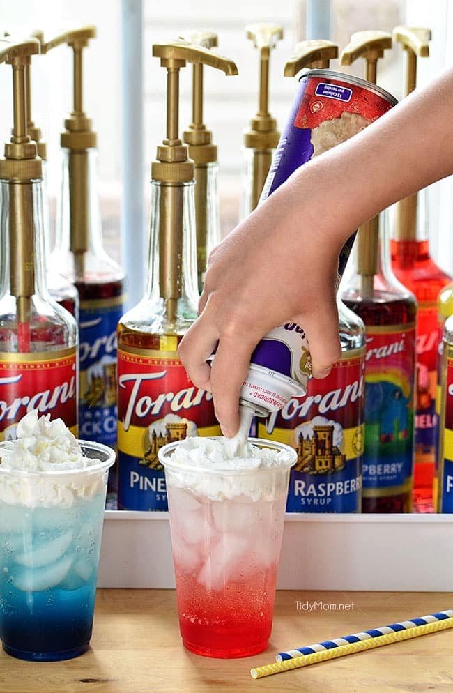 Self serve Italian Soda Bar! details at cetcu.com