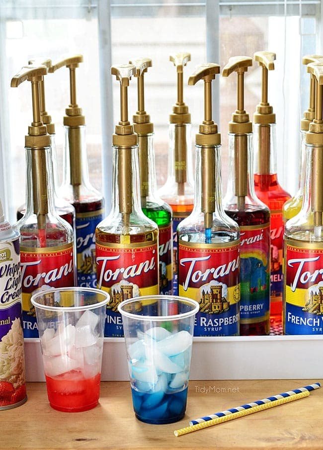 Serve Italian Sodas at your next party with an Italian Soda Bar! details at cetcu.com