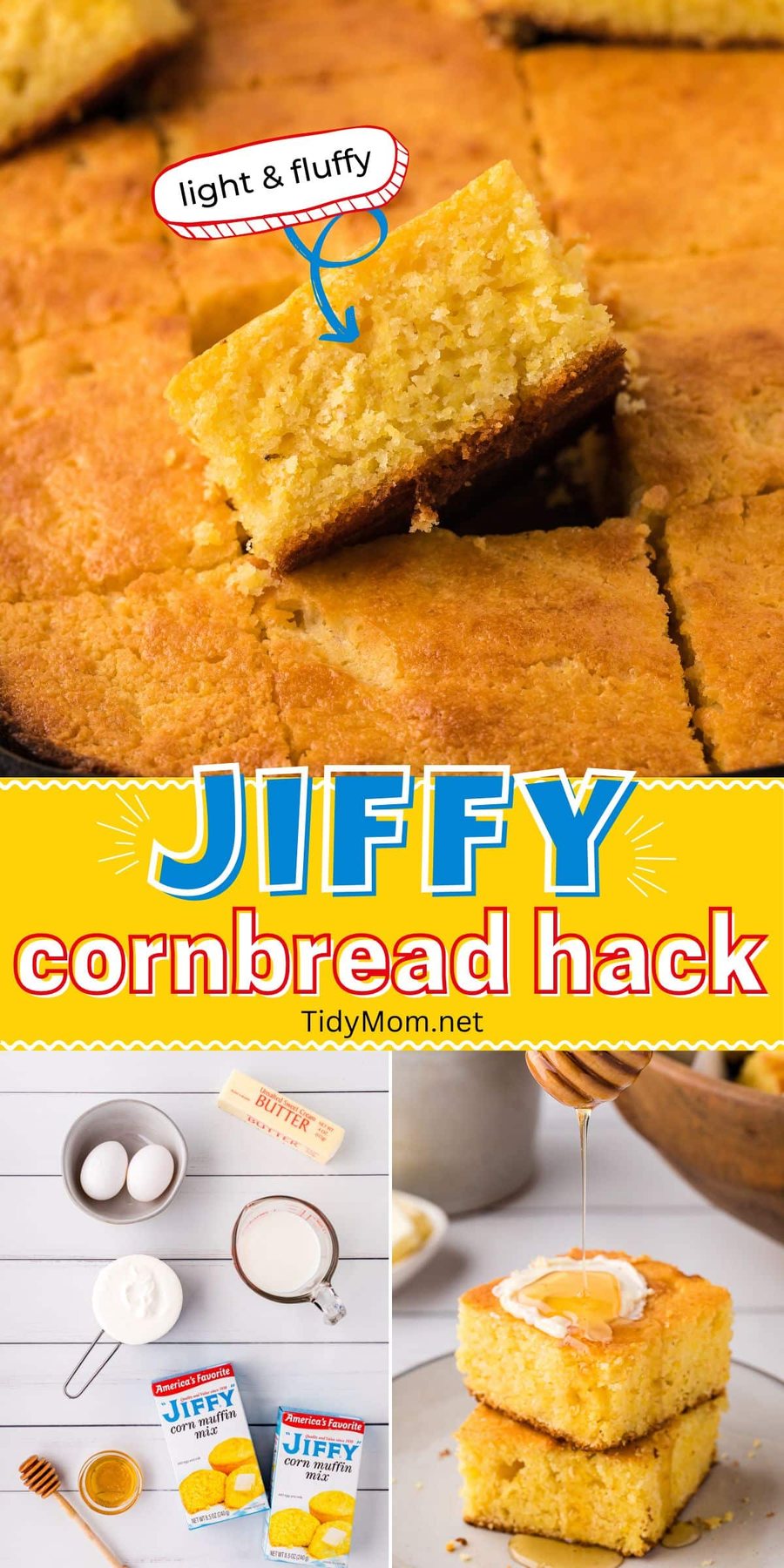 cornbread photo collage