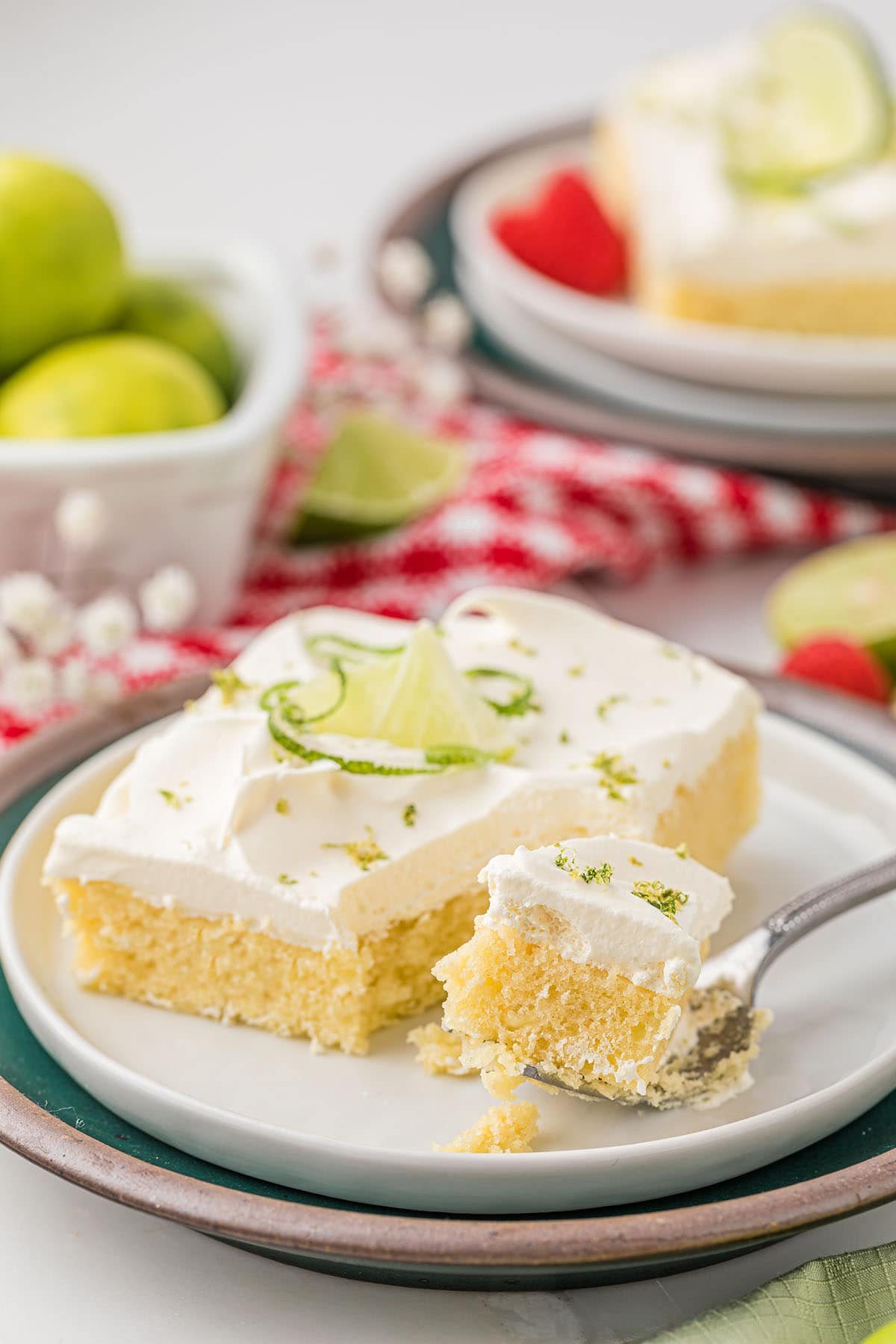 Easy Key Lime Cake-Sheet Cake Recipe With Cake Mix
