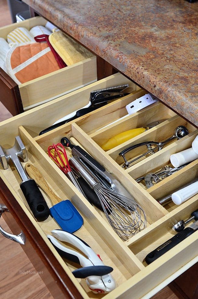 Take Back Kitchen Drawer Organization at cetcu.com