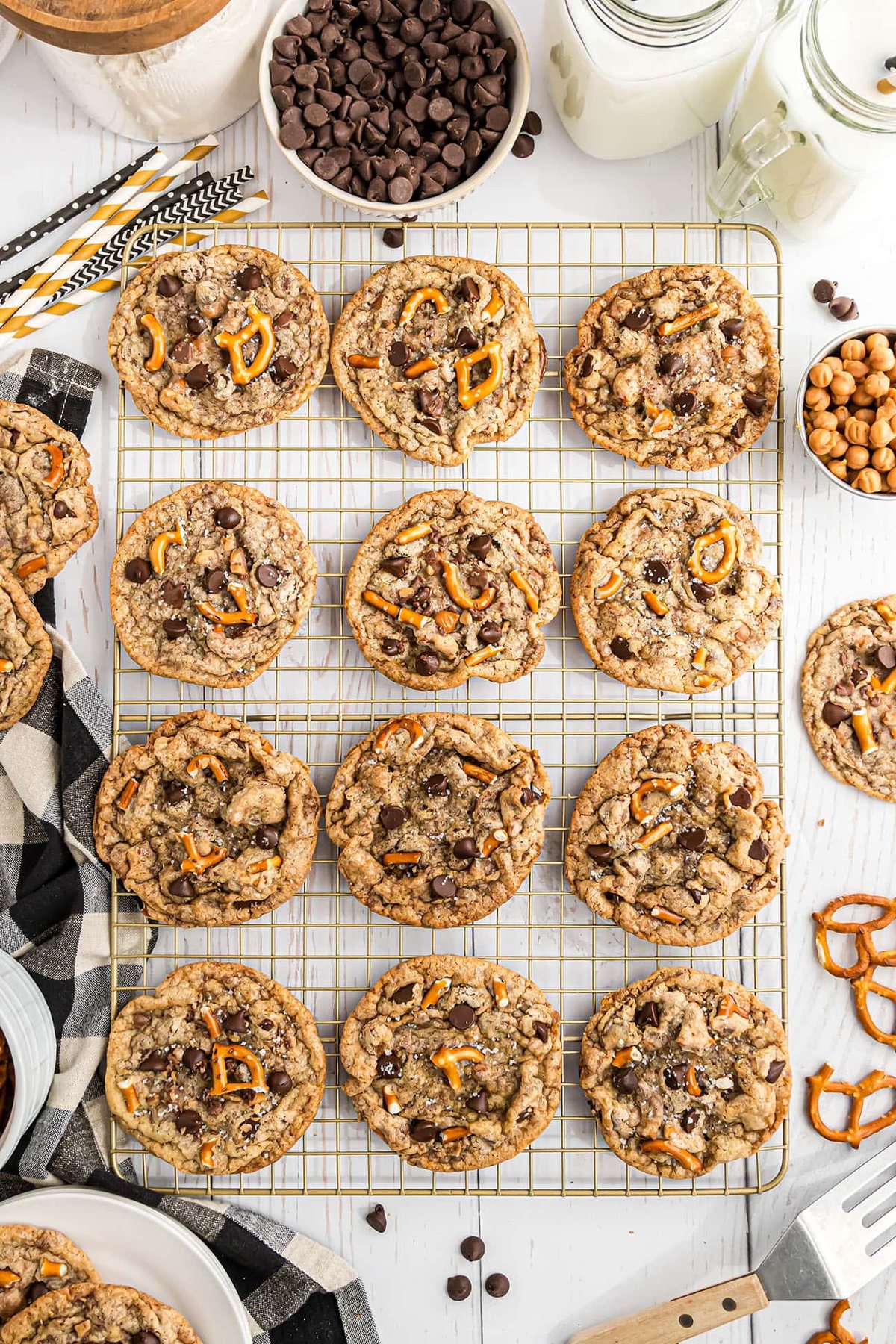 cookies on a cooling rack