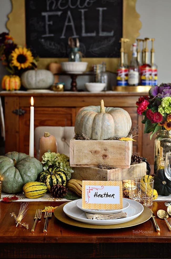 Laminated Place Cards DIY