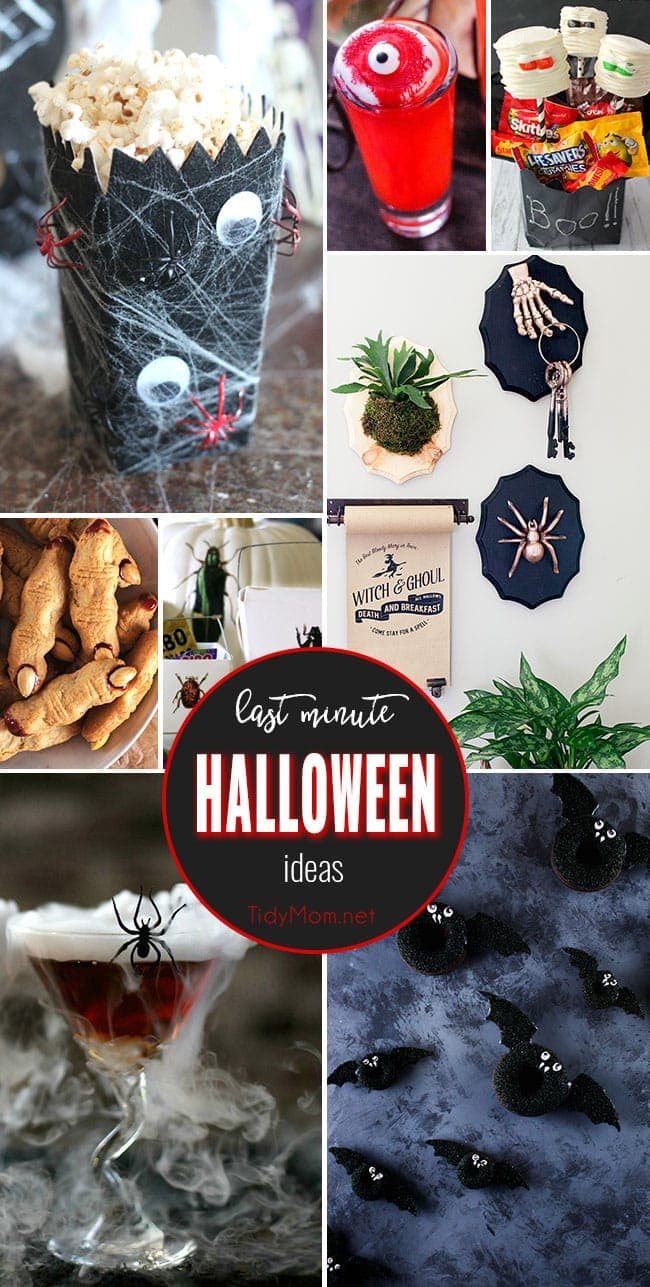 Last Minute Halloween Ideas