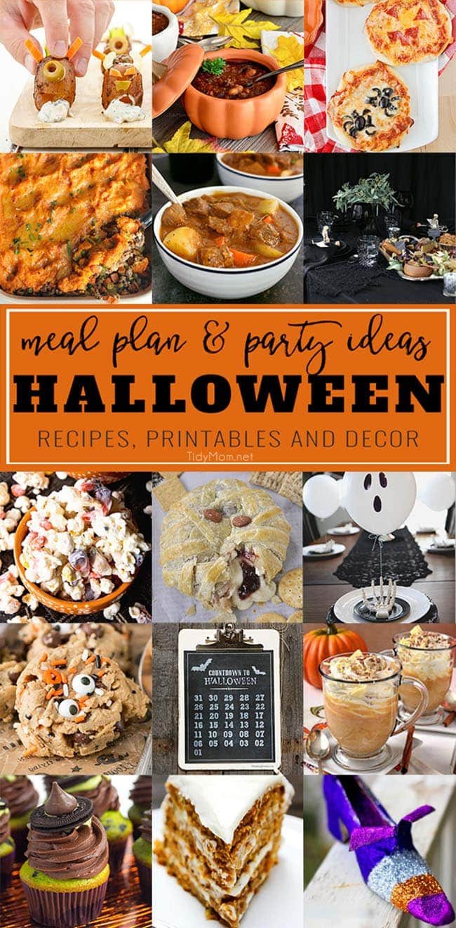 From creepy and spooky to just good ol’ not-so-scary fall comfort food, we’ve got your little ghosts and goblins covered for Halloween night. In this collection of some of the best recipes and decor for a Halloween Meal Plan and Party! visit cetcu.com for all the details