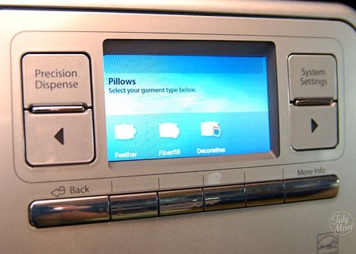 whirlpool duet pillow setting