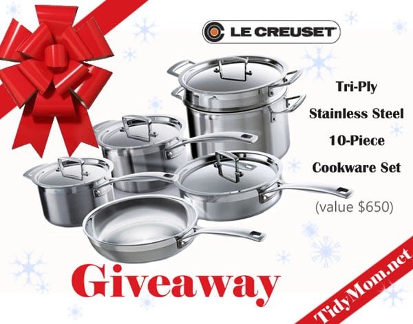 LeCreuset Cookware (value $650) Giveaway at cetcu.com