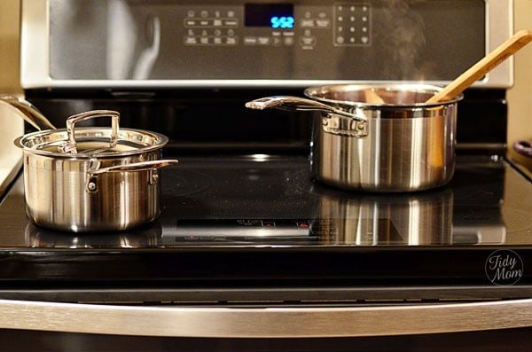 LeCreuset Cookware on Whirlpool induction range at cetcu.com