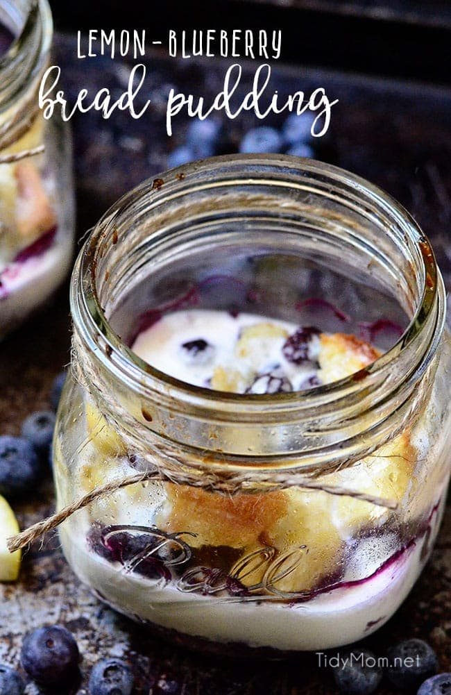 Lemon-Blueberry Bread Pudding
