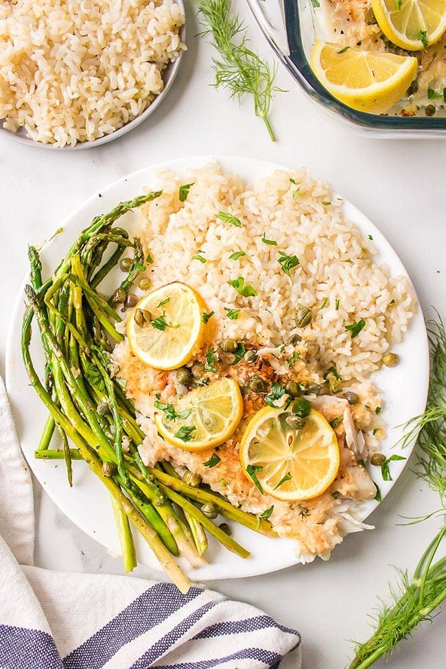 Parmesan Crusted Lemon Tilapia (Oven Baked)