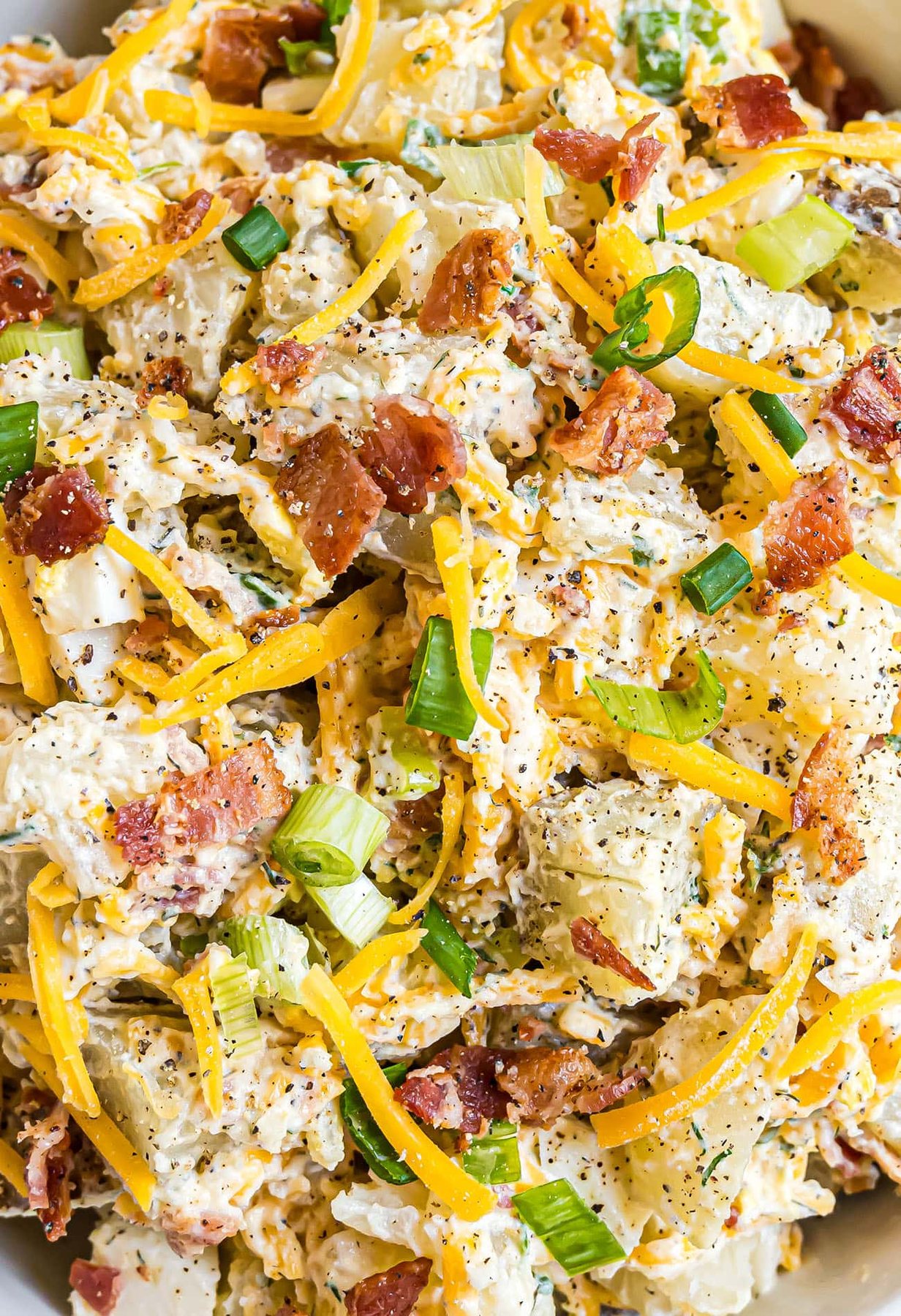 Creamy Loaded Baked Potato Salad Everyone Loves