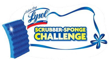 Lysol scrubber sponge challenge
