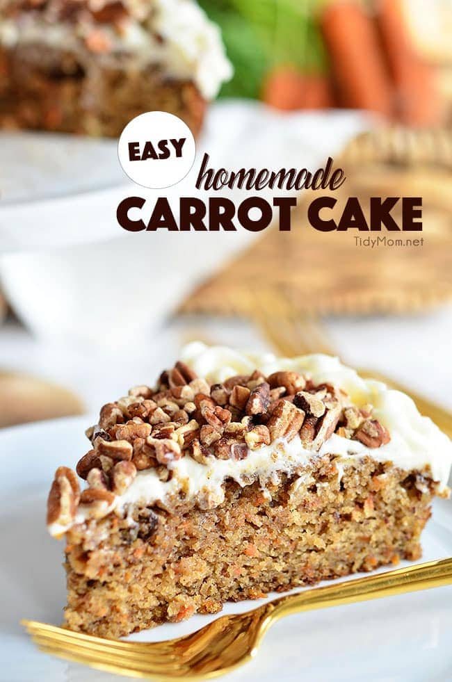 How to Make Homemade Carrot Cake {VIDEO}
