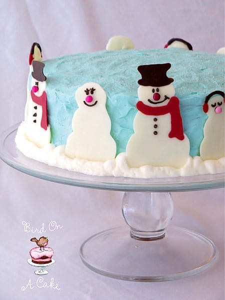 Snowman Cake