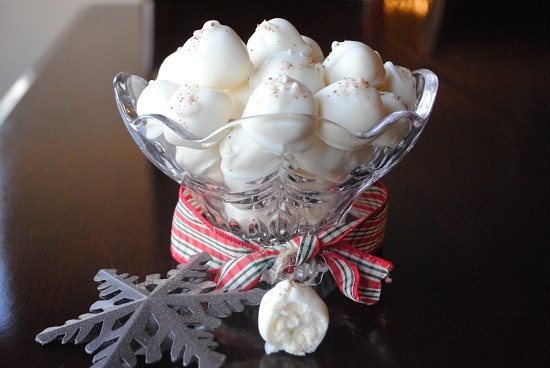 eggnog truffles