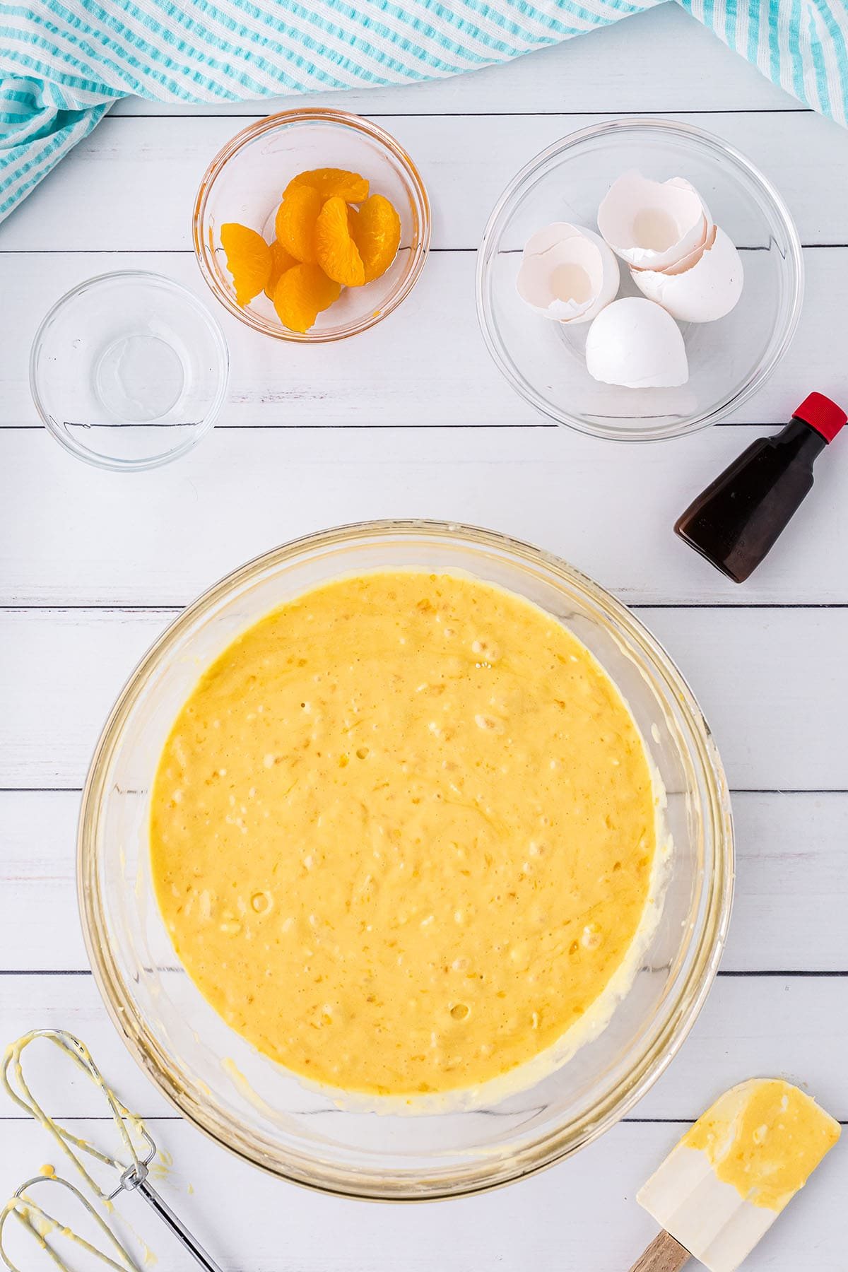 mandarin orange cake batter