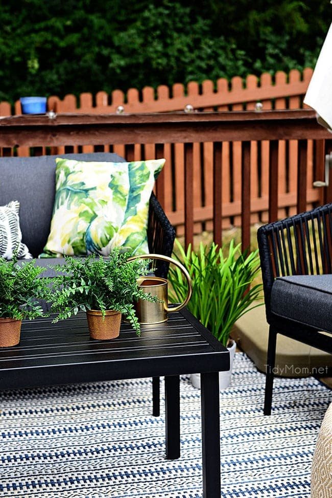 Learn How to Decorate a Small Deck or Patio at cetcu.com