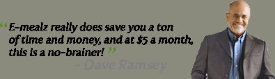 dave ramsey and e-mealz
