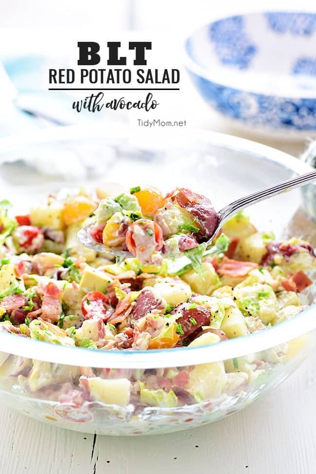 BLT Red Potato Salad with Avocado {+VIDEO}