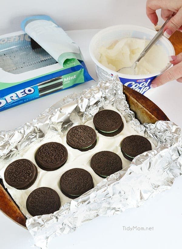 How to make a Mint Oreo Icebox Cake at cetcu.com