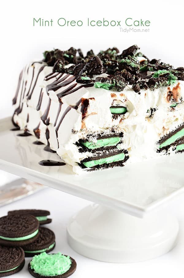 Mint Oreo Icebox Cake