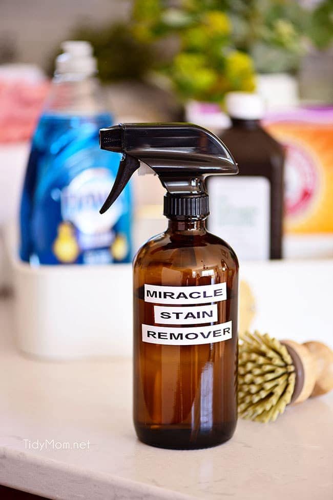 Homemade Stain Remover {VIDEO}