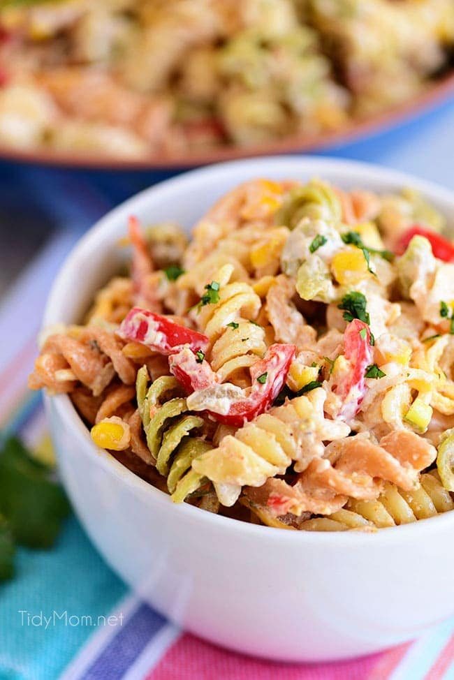 serving of Taco Pasta Salad