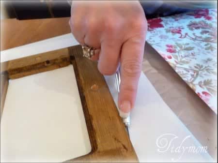 cut paper DIY frames