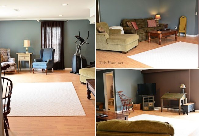 Our Finished Basement & Mohawk Smartstrand Rug