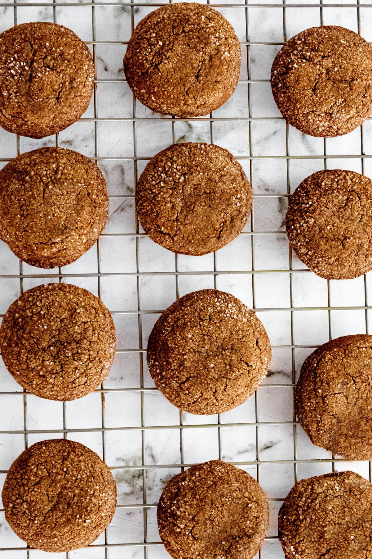 cookies on wire cooling rack