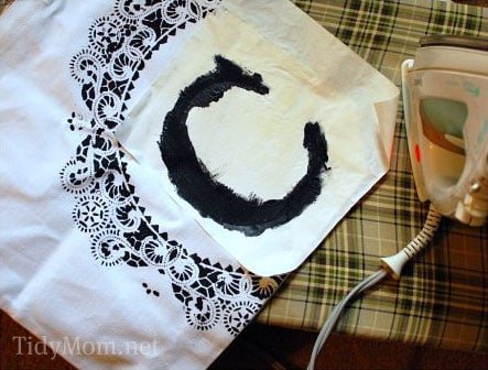 Learn how to stencil a personalized monogram canvas bag at cetcu.com