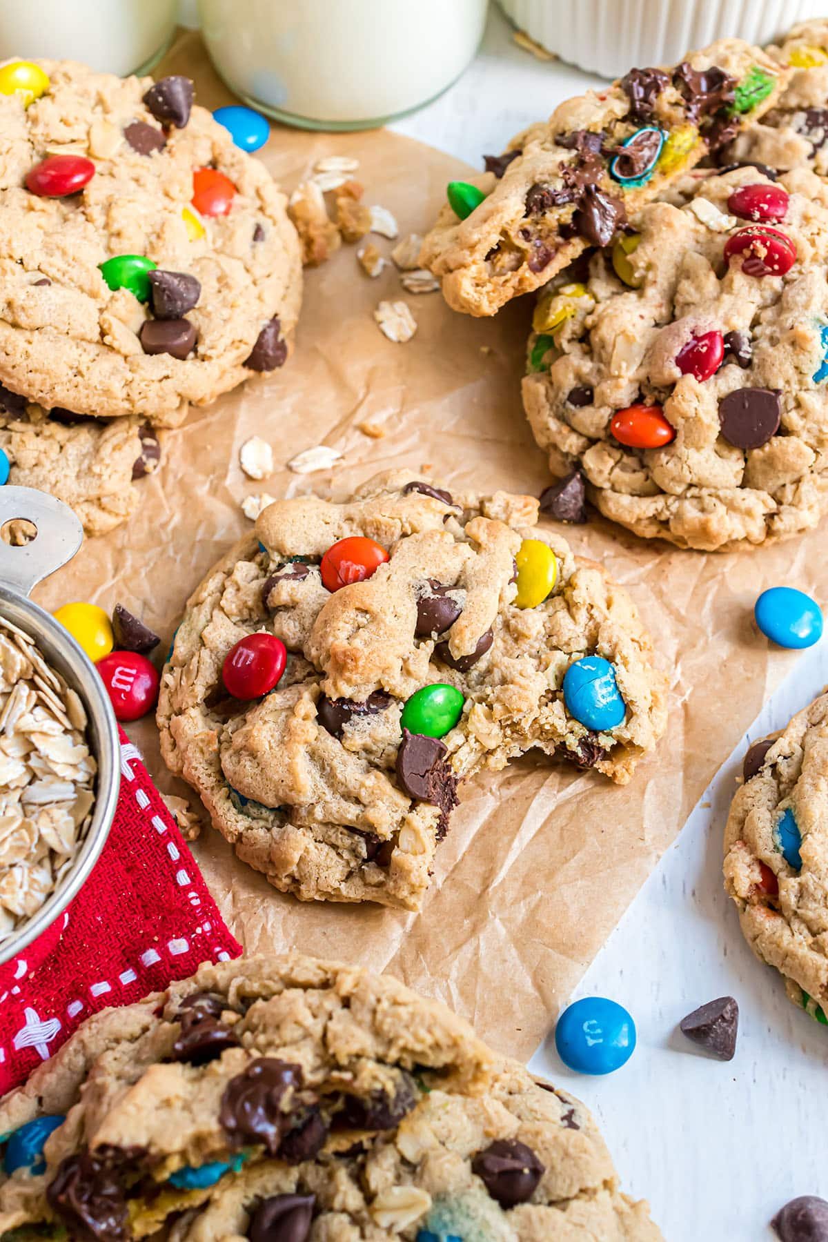 Easy Monster Cookie Recipe With M&M’s