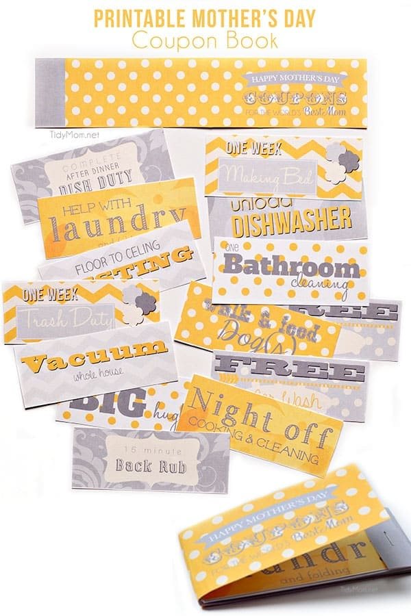 Free printable Mother’s Day Coupons