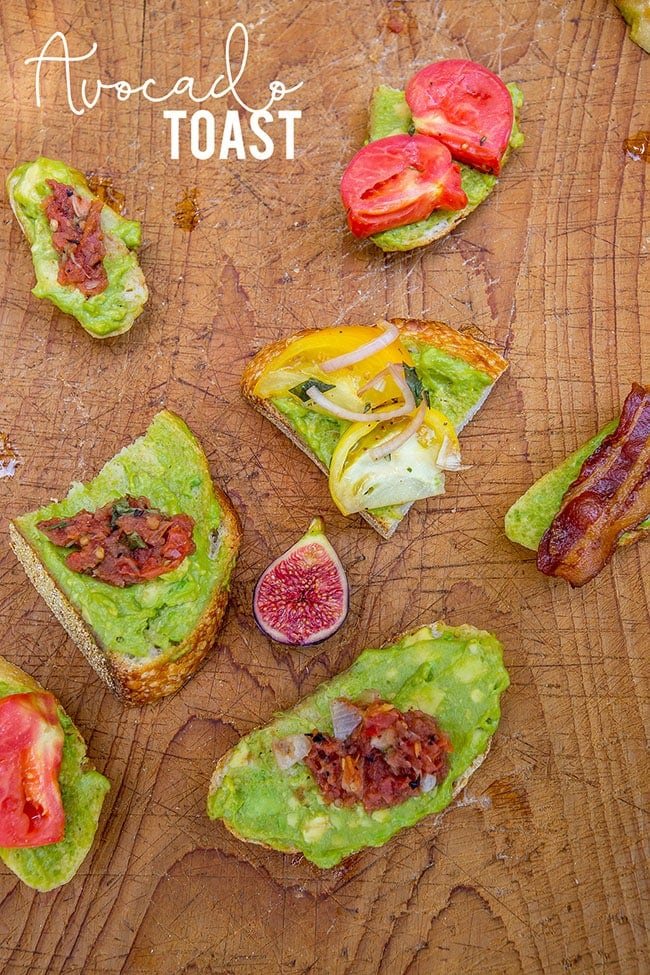 Mother’s Day Brunch Meal Plan recipes, printables and decor at cetcu.com - Avocado Toast