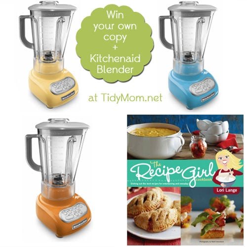 Win a 5-speed Kitchenaid Blender - Recipe Girl Cookbook at cetcu.com