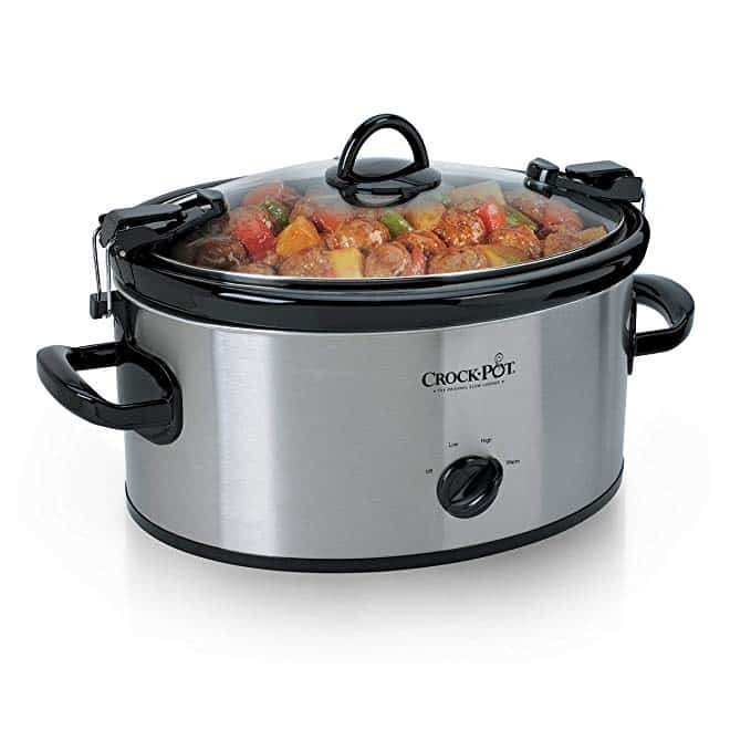 Crock-Pot Cook & Carry 6-Quart Oval Portable Manual Slow Cooker
