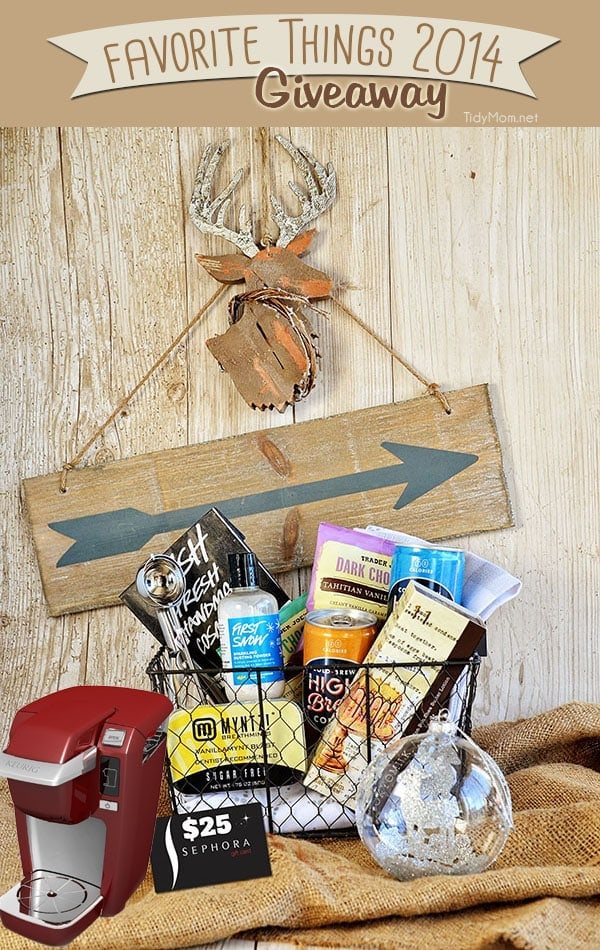 My Favorite Things Giveaway – Holiday 2014