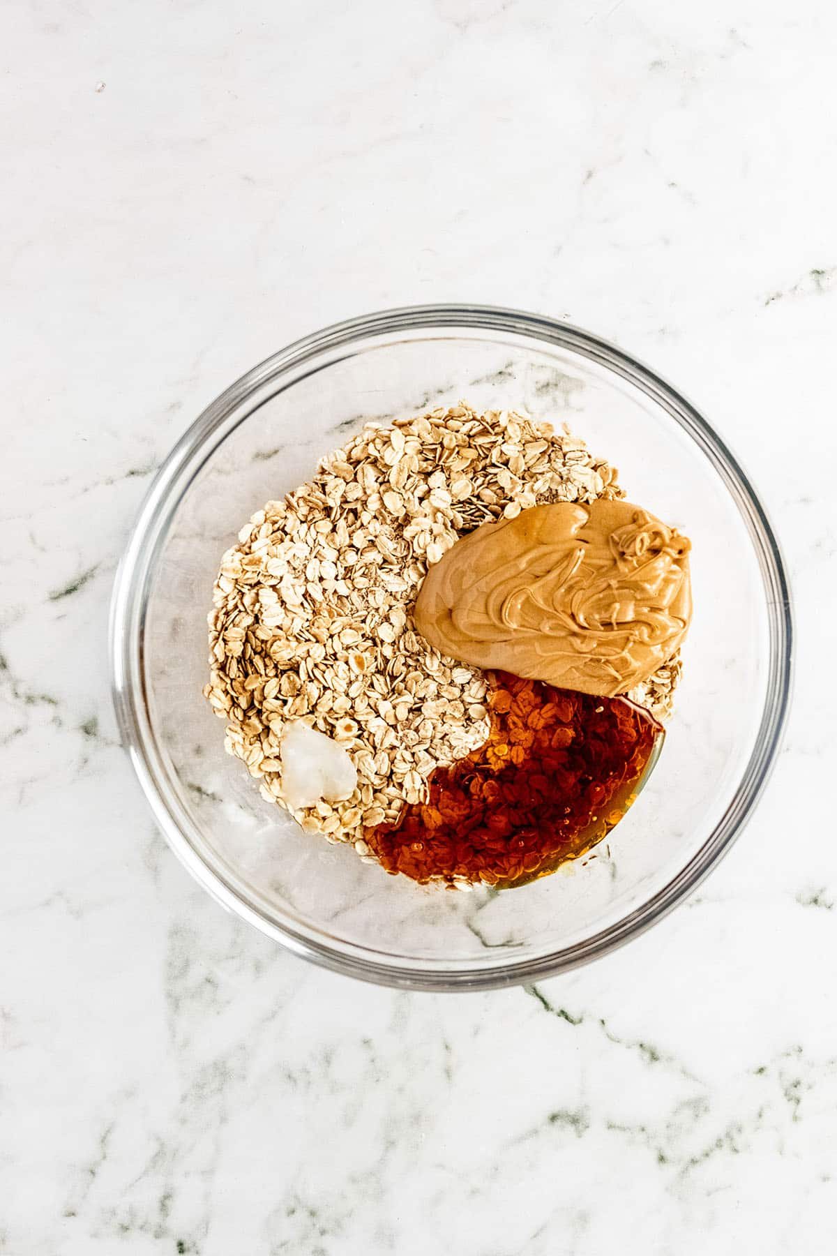 how to make no-bake peanut butter energy balls step 2
