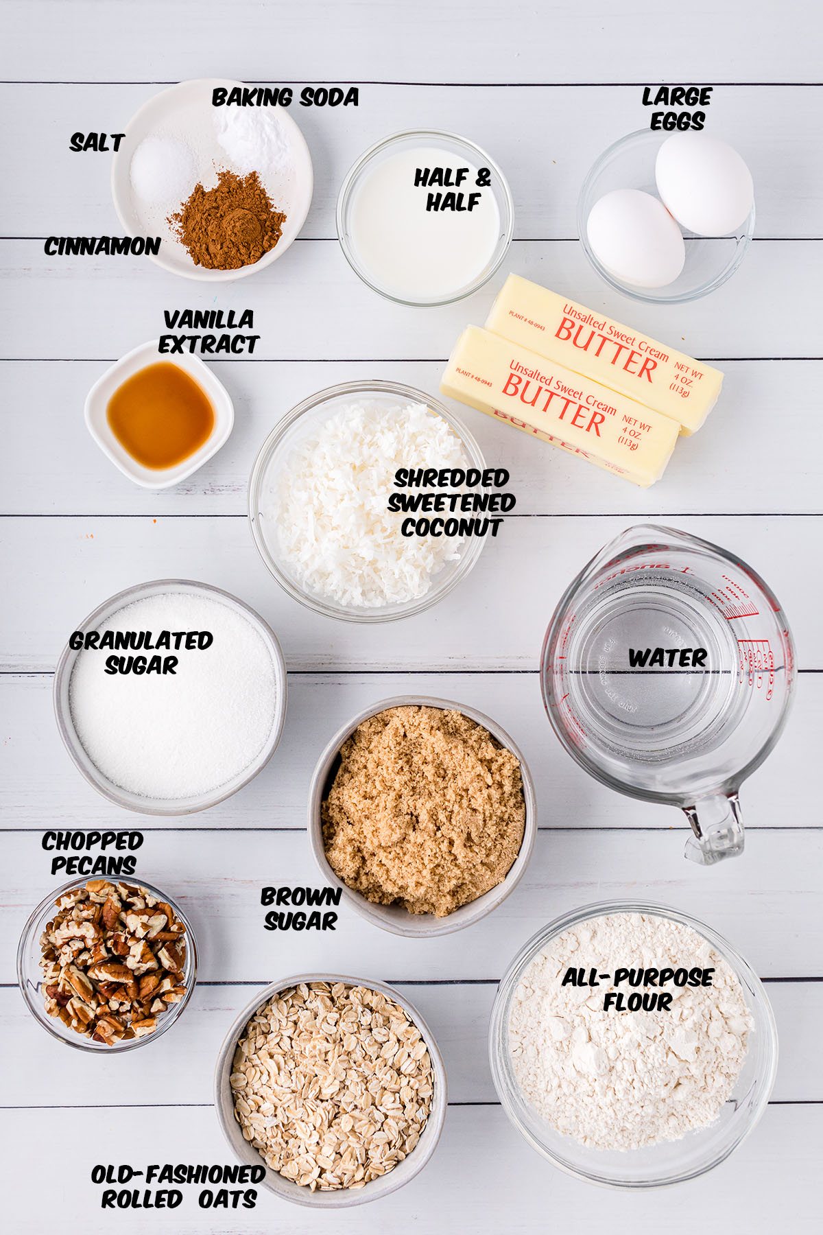 Oatmeal Cake ingredients