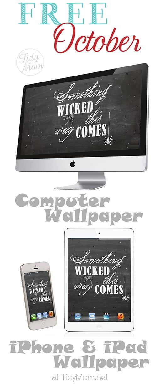 October Decorate Your Desktop & iPhone Freebie