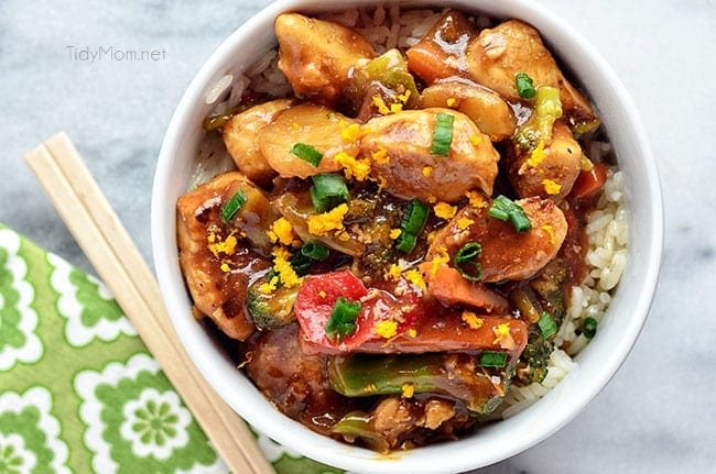 This easy Spicy Orange Chicken recipe is full of the amazing flavor you love, without restaurant-style calories! get the #recipe at cetcu.com