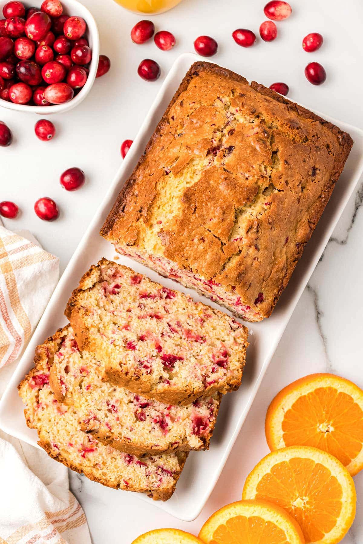 The Best Orange Cranberry Bread