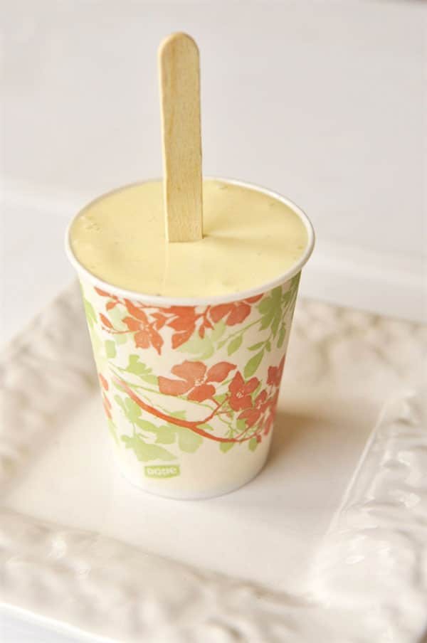 Orange Creamsicle in a paper cup