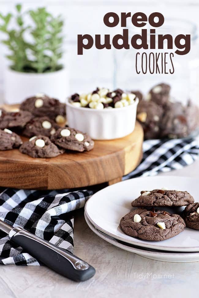 Cookies & Cream Oreo Pudding Cookies