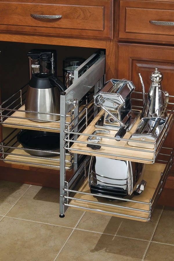 Masterbrand Cabinets blind corner cabinet organizer