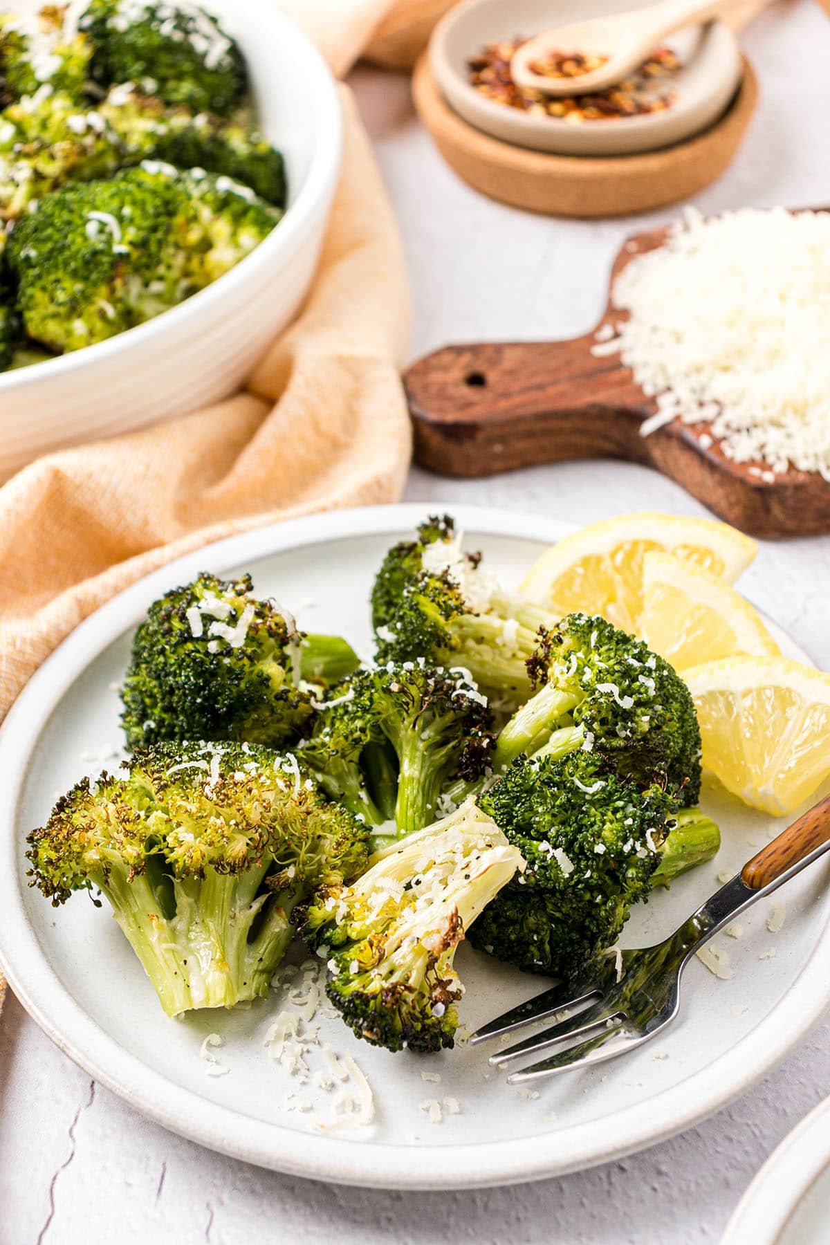 Parmesan Oven Roasted Broccoli, A Favorite Side Dish