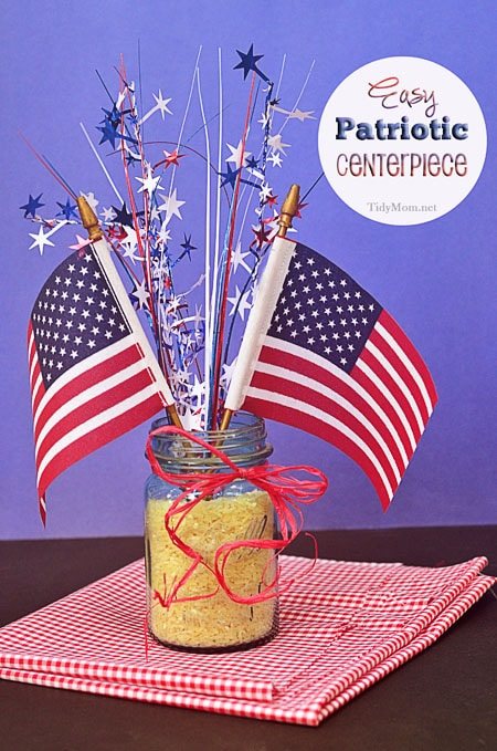 Easy Patriotic Centerpiece